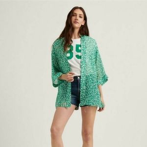 Lucky Brand tie waist kimono